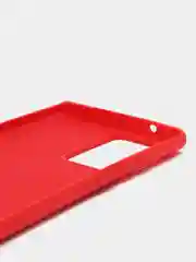 Красный чехол для Samsung Note 20 Ultra, 20 Plus с защитой камеры и бархатом внутри