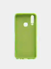 Зеленый чехол с защитой камеры и бархатом внутри Vivo Y12