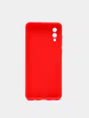 Алый чехол силиконовый на Samsung Galaxy A02
