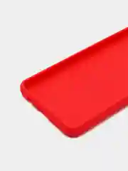 Алый чехол силиконовый на Samsung Galaxy A02