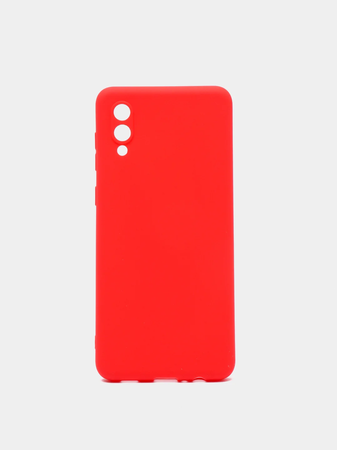 Алый чехол силиконовый на Samsung Galaxy A02