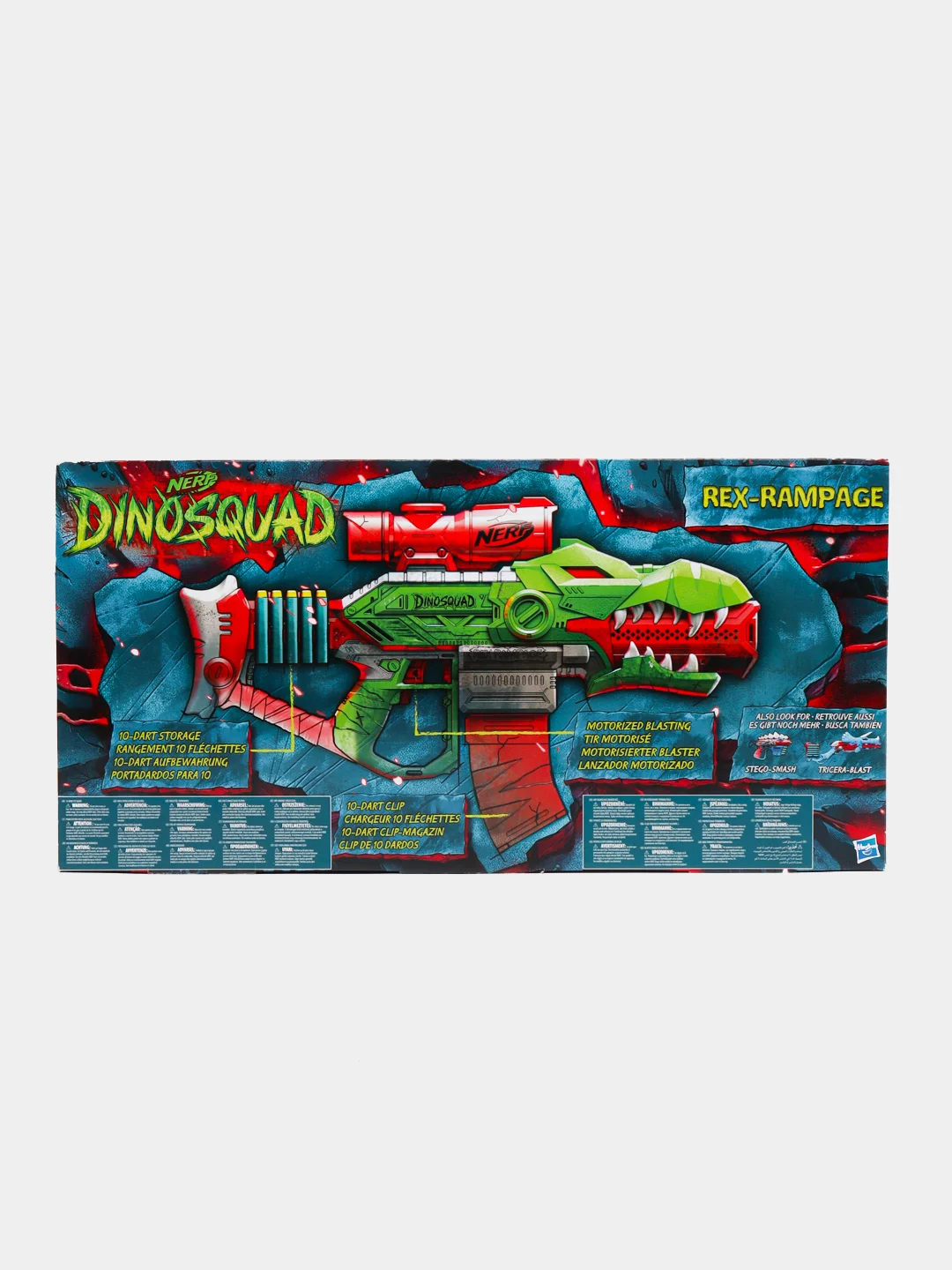 Игрушка бластер NERF "Дино Рекс Рэмпейдж"