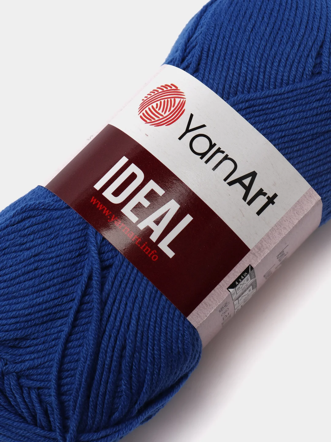 Синий пряжа YarnArt Ideal, 100% хлопок, 50 г, 170 м