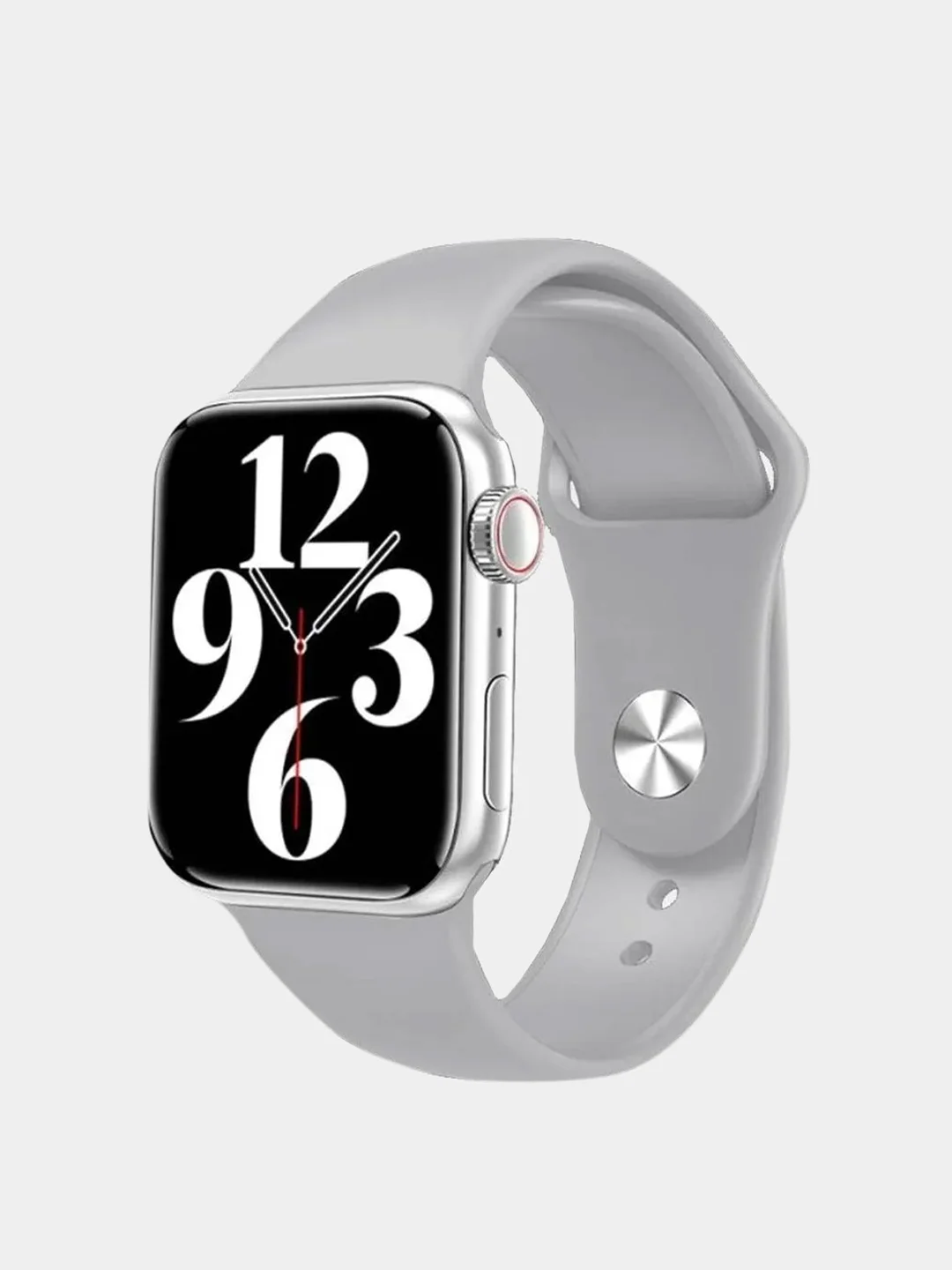 Серебряный умные смарт фитнес часы Smart Watch DT No.1, 45mm