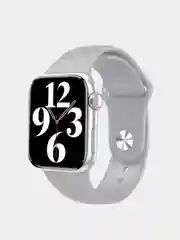 Серебряный умные смарт фитнес часы Smart Watch DT No.1, 45mm