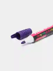 Фиолетовый маркеры меловые для стекла, 7 цветов, LED