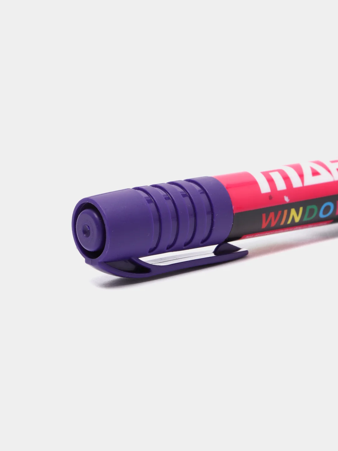 Фиолетовый маркеры меловые для стекла, 7 цветов, LED