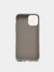 Серый матовый чехол с сердцем на Apple iphone 11, 11Pro, 11ProMax, XS, XSMax, XR, X, 7/8Plus,7/8