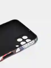 Алый чехол для Samsung A03S, A22, A32, A51, M32 силикон с картинкой / рисунком