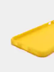 Желтый яркий силиконовый чехол для iPhone, 14 цветов