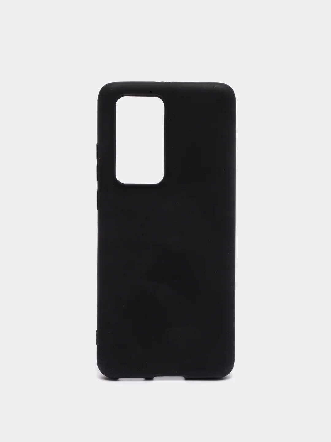 Черный чехол силиконовый матовый для Huawei P40 Lite/P30Lite/Honor 9C/9A/7A/9S/9X/30/20/8A/10Lite