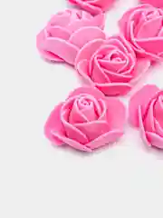 Фуксия розы из фоамирана, цветы из фоамирана 3см, для рукоделия