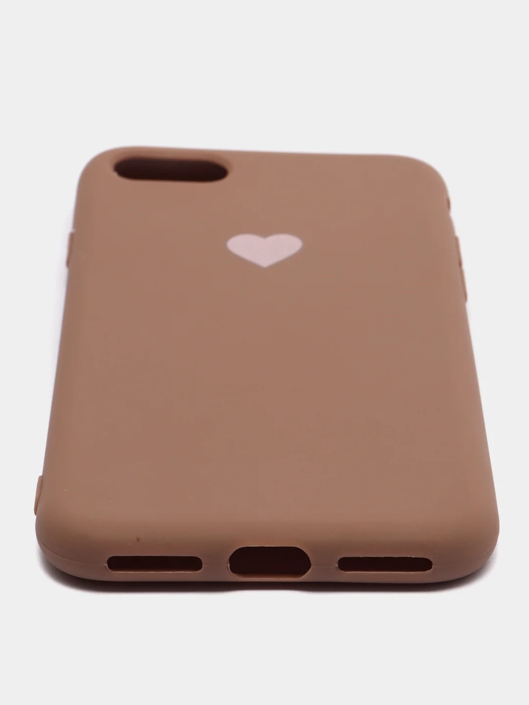 Хаки матовый чехол с сердцем на Apple iphone 11, 11Pro, 11ProMax, XS, XSMax, XR, X, 7/8Plus,7/8