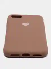 Хаки матовый чехол с сердцем на Apple iphone 11, 11Pro, 11ProMax, XS, XSMax, XR, X, 7/8Plus,7/8
