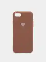 Хаки матовый чехол с сердцем на Apple iphone 11, 11Pro, 11ProMax, XS, XSMax, XR, X, 7/8Plus,7/8