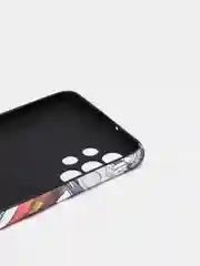 Алый чехол для Samsung A03S, A22, A32, A51, M32 силикон с картинкой / рисунком