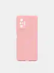 Розовый чехол для Xiaomi Redmi Note 10 Pro, силиконовый, противоударный, матовый, внутри бархат