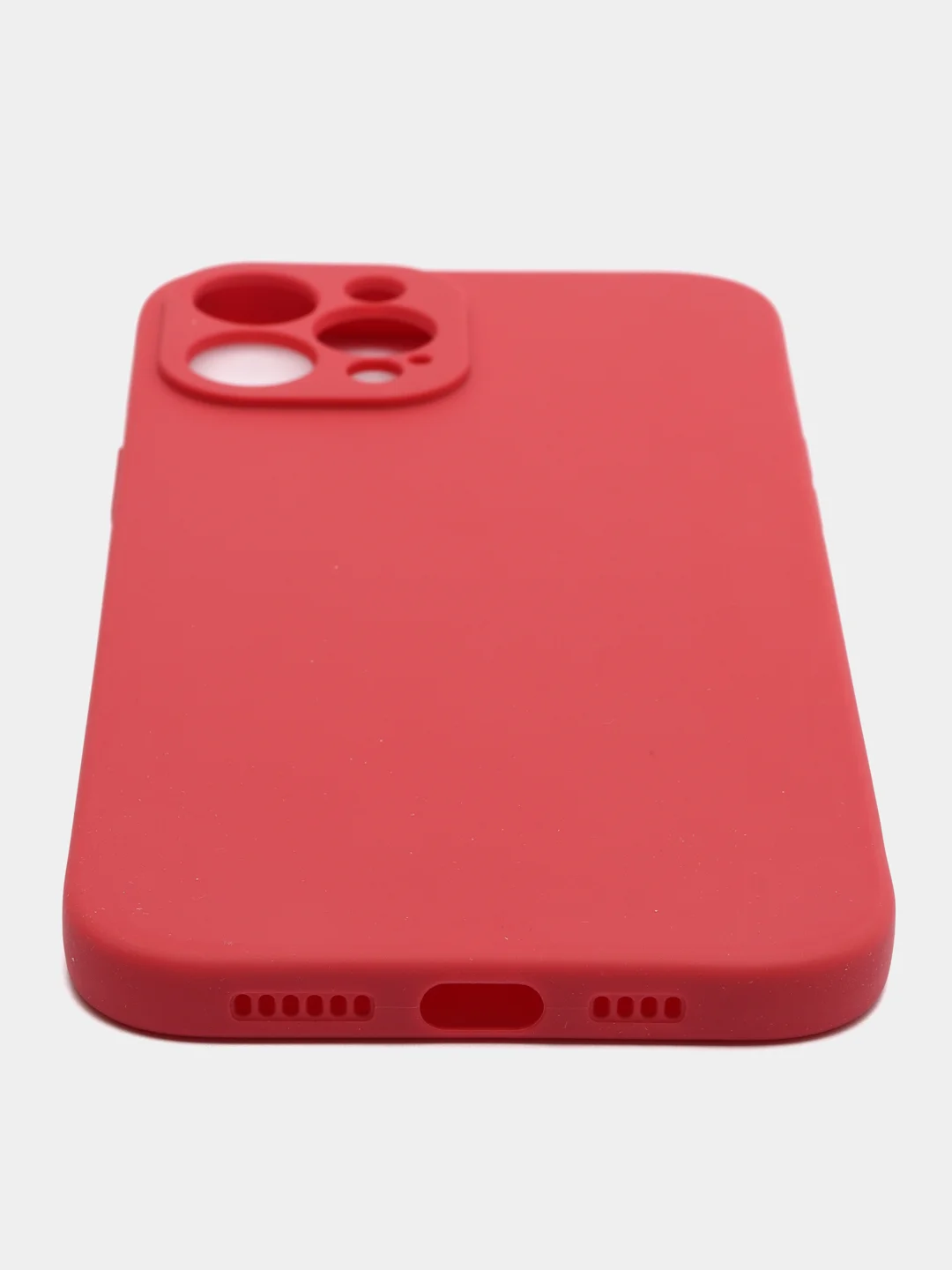 Красный чехол силиконовый для iPhone 11/11 Pro/11 Pro Max,12 Mini, 12 / 12 Pro, 12 Pro Max