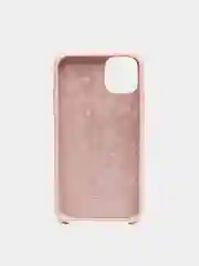 Бежевый силиконовый защитный чехол на iPhone 11