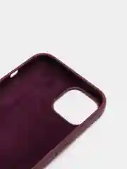 Бордовый чехол Silicone Case для iPhone 13 / 14, Pro, Pro Max с закрытым низом