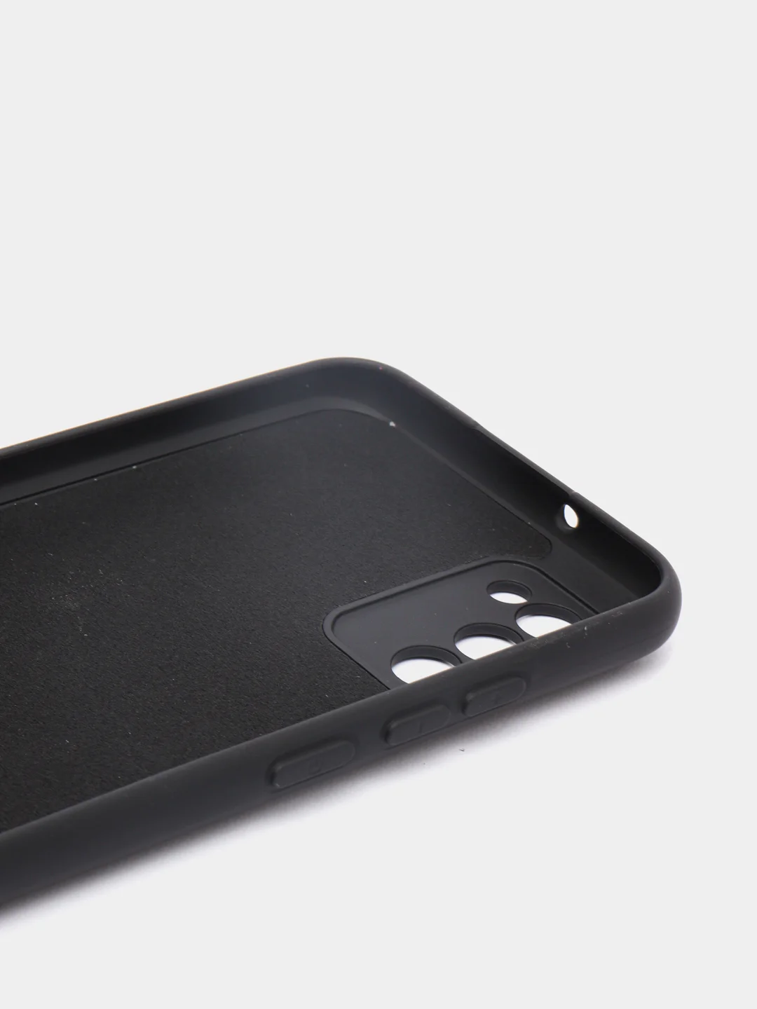 Черный чехол для Samsung A02S, A21S, A12, A50, A01core, A10, A52, M31S, A11/M11, A41, A32 бархат