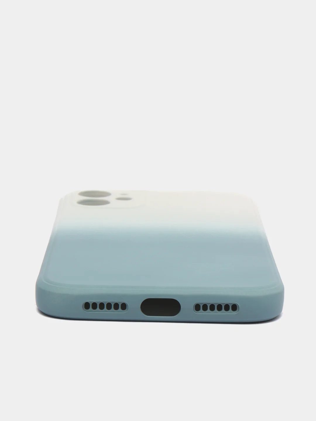 Серый чехол для iPhone 11 / 12 / 13 Pro Max силиконовый айфон про макс