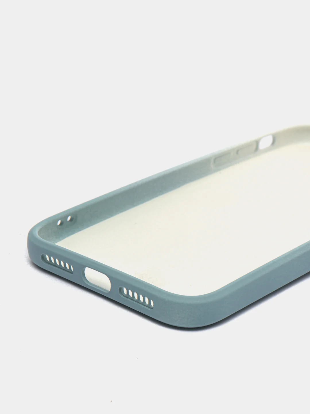 Серый чехол для iPhone 11 / 12 / 13 Pro Max силиконовый айфон про макс