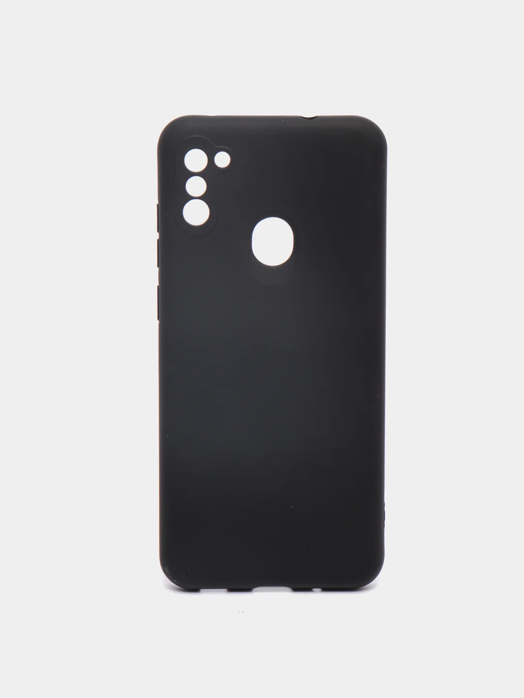 Черный чехол для Samsung A02S, A21S, A12, A50, A01core, A10, A52, M31S, A11/M11, A41, A32 бархат