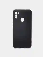 Черный чехол для Samsung A02S, A21S, A12, A50, A01core, A10, A52, M31S, A11/M11, A41, A32 бархат