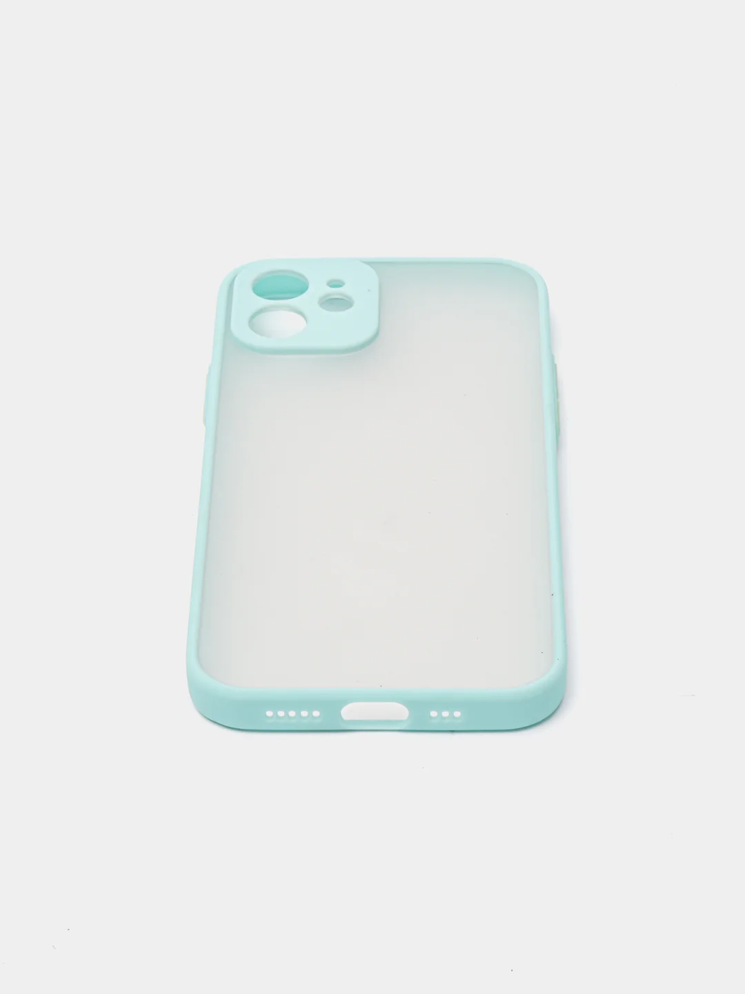Бирюзовый матовый силиконовый чехол для iPhone 13, 13 Pro, XR, 11, 11 Pro, 7/8, 12 mini, 12, 12 Pro