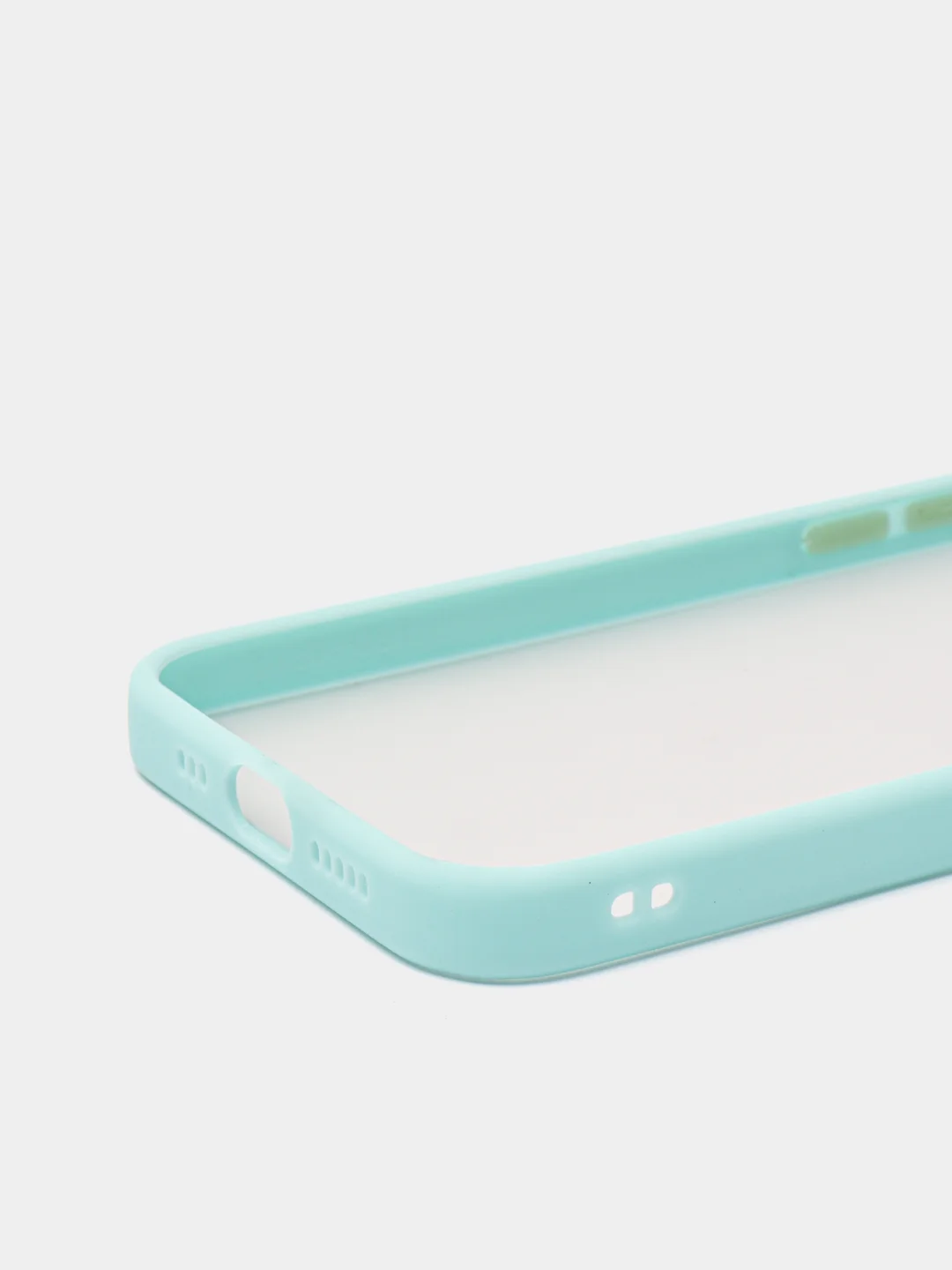 Бирюзовый матовый силиконовый чехол для iPhone 13, 13 Pro, XR, 11, 11 Pro, 7/8, 12 mini, 12, 12 Pro