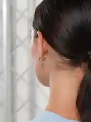 Белый серьги гвоздики / Серьги из циркона / Серьги кольца / Серьги золотые