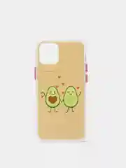 Алый чехол накладка с рисунком принтом картинкой авокадо тик ток лайки для iphone 12 pro 7+/8
