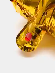 Золотой фольгированный шар. Цифра 32 дюйма