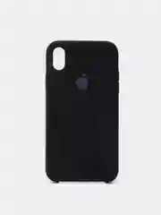 Черный чехол Silicone Case для iPhone XR