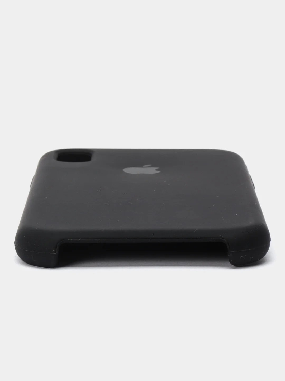 Черный чехол Silicone Case для iPhone XR
