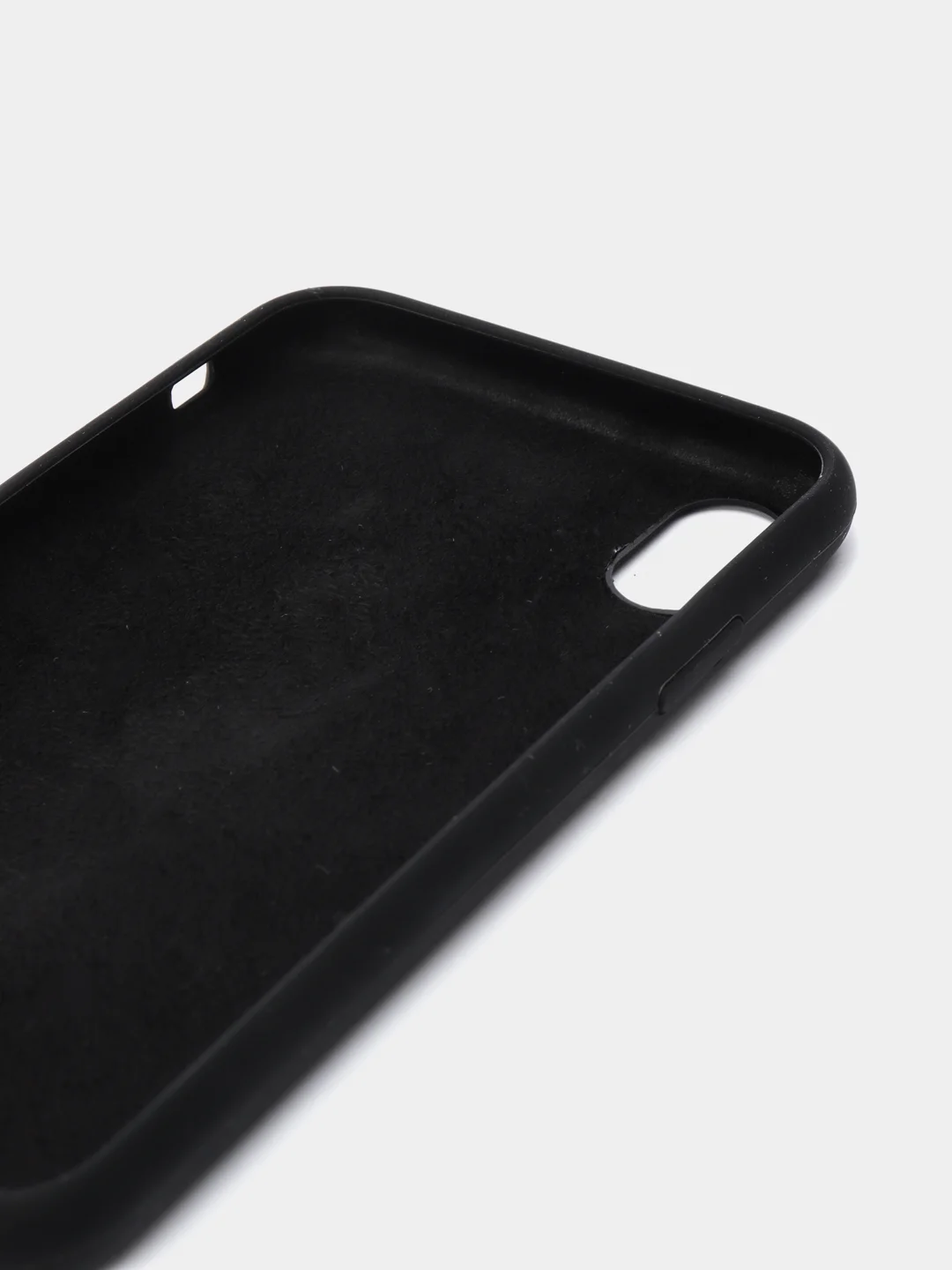 Черный чехол Silicone Case для iPhone XR