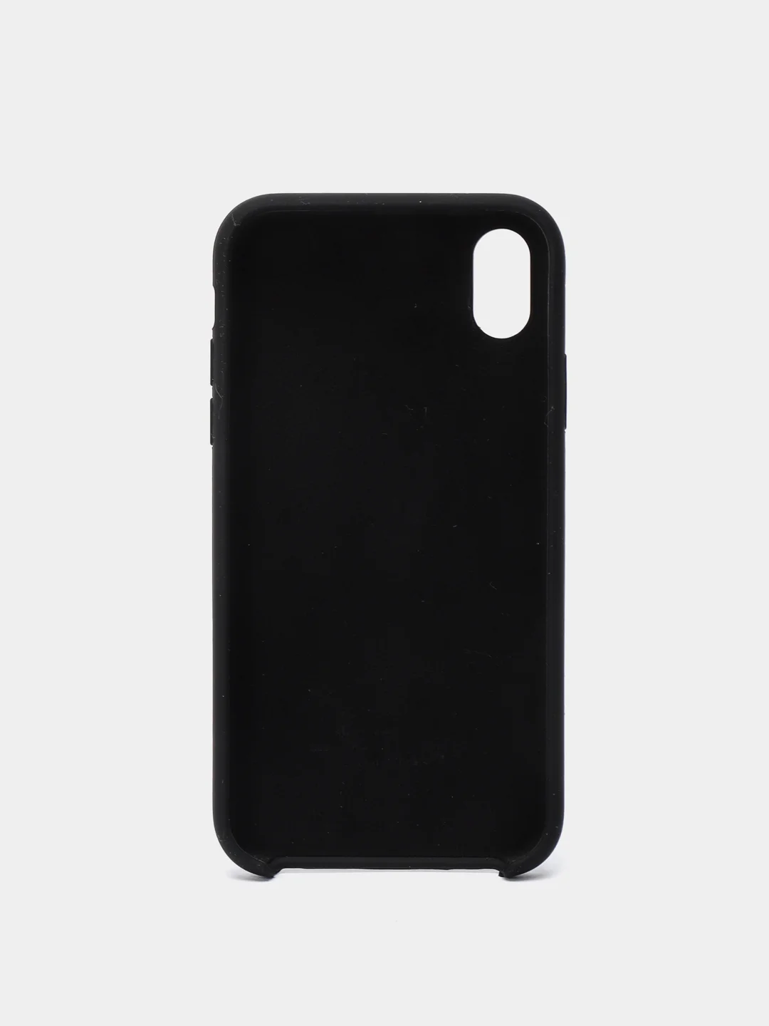 Черный чехол Silicone Case для iPhone XR