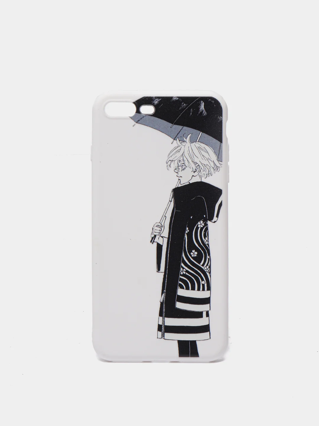 Серебряный чехол манга аниме "Токийские мстители" для iPhone 6/6s 7/8 Plus XR 11 XS