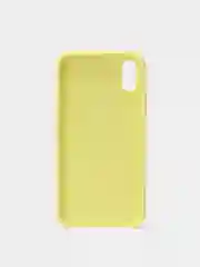 Желтый чехол Silicone Case для iPhone X/XS