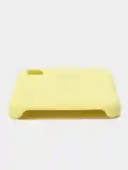 Желтый чехол Silicone Case для iPhone X/XS