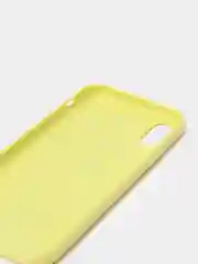 Желтый чехол Silicone Case для iPhone X/XS