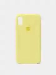 Желтый чехол Silicone Case для iPhone X/XS