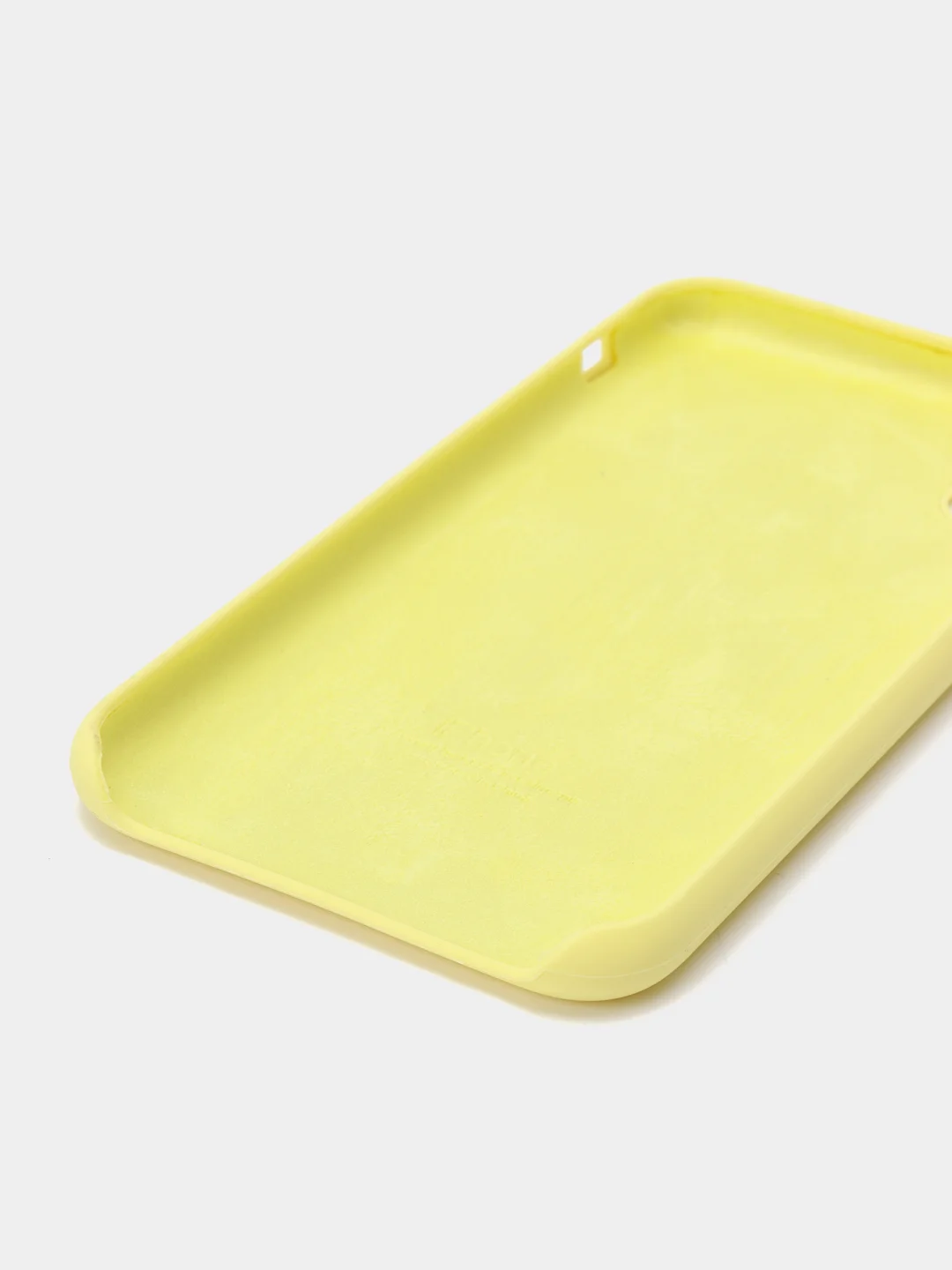 Желтый чехол Silicone Case для iPhone X/XS