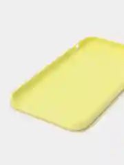 Желтый чехол Silicone Case для iPhone X/XS