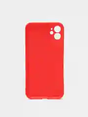 Красный чехол для iPhone 11 Carbon