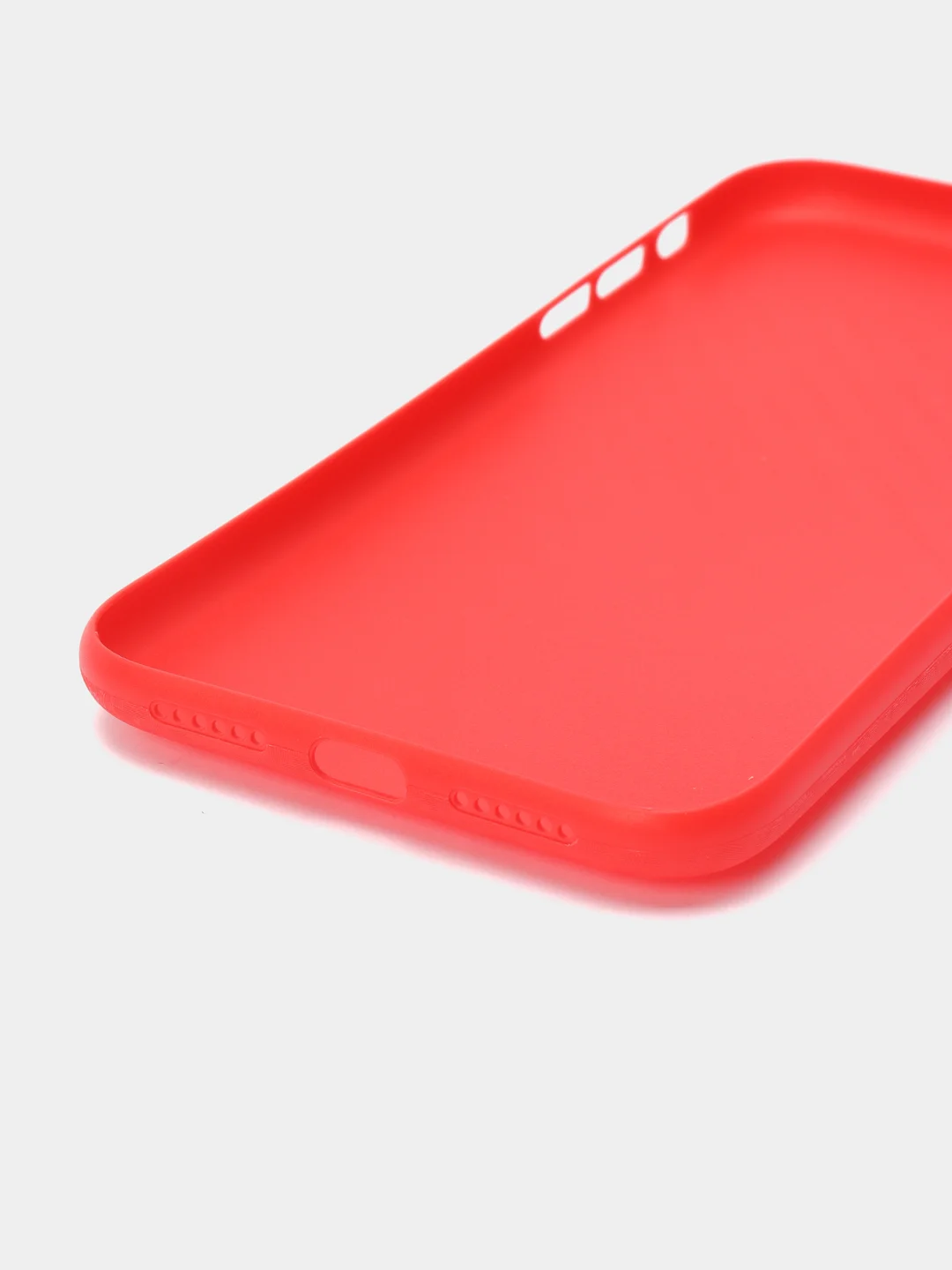 Красный чехол для iPhone 11 Carbon