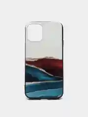 Белый яркий чехол цветные принты картинки iPhone 5S, SE 6 6S 7 8 Plus X XS XR 11 12 Mini Pro Max