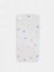 Белый прозрачный чехол с дизайном сердечек и цветовiPhone11,11Pro,11ProMax,XS,XSMax,XR,X,7/8Plus