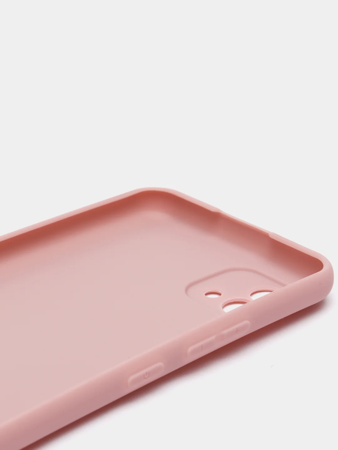 Бежевый чехол для Realme C20/C11 (2021) силиконовый матовый однотонный